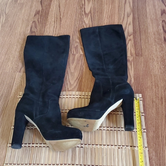 Michael kors suede 5 inch heel boots - Picture 4 of 10